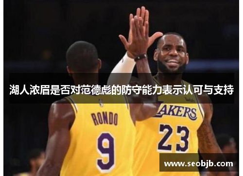 湖人浓眉是否对范德彪的防守能力表示认可与支持